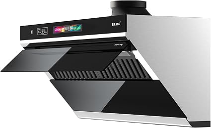 Under Cabinet Range Hood 30 inch, 900 CFM Kitchen Hood with Voice/Gesture/Touch Control,Ducted/Ductless Convertible Stainless Steel Range Hood, 4 Speed Exhaust Fan,Adjustable Lights