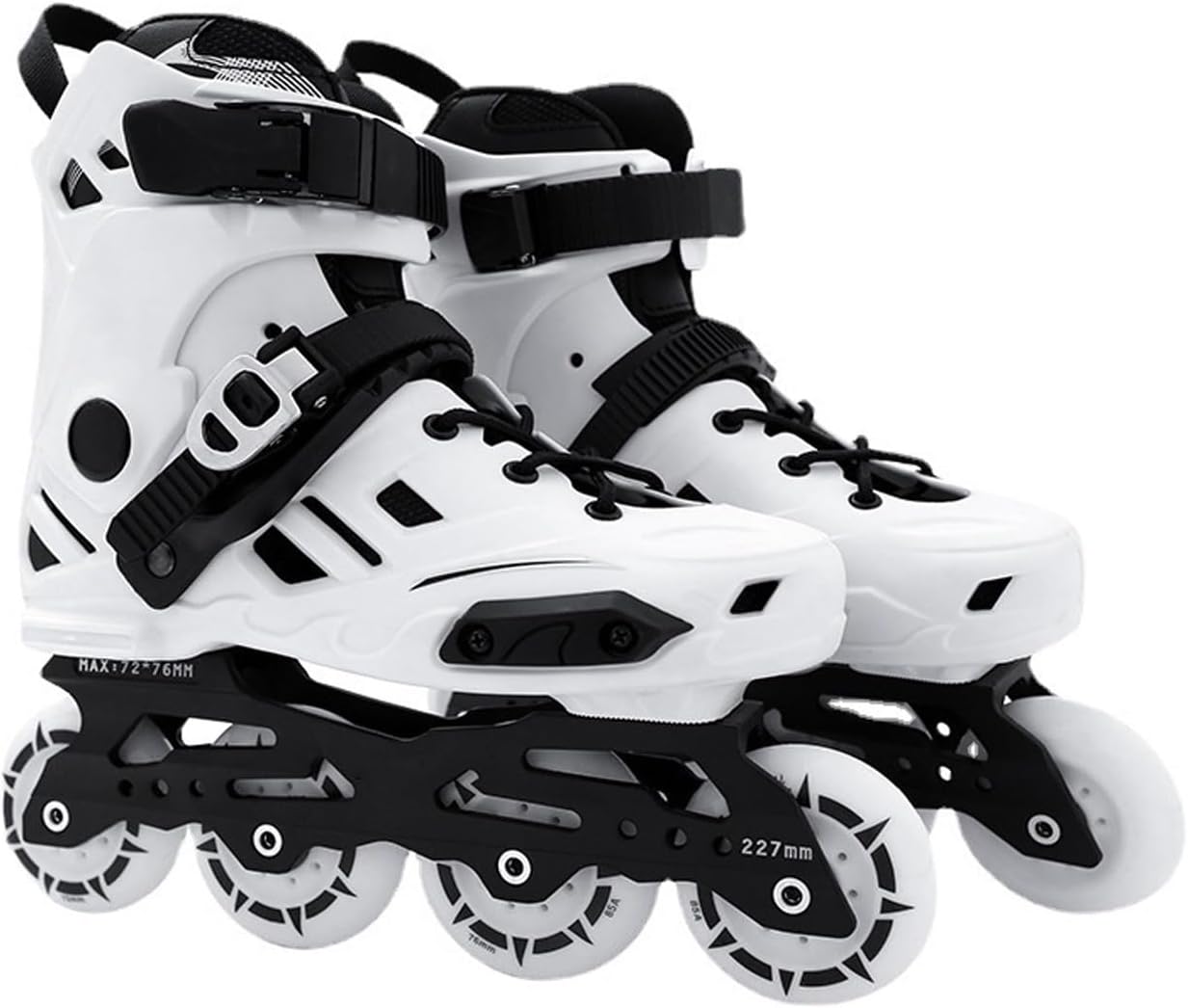 Adjustable Racing Inline Skates for Adult Single Row Roller Blades Lightweight VProfessional Racing Rollerblades Beginner Outdoor Sports Fitness Men Women