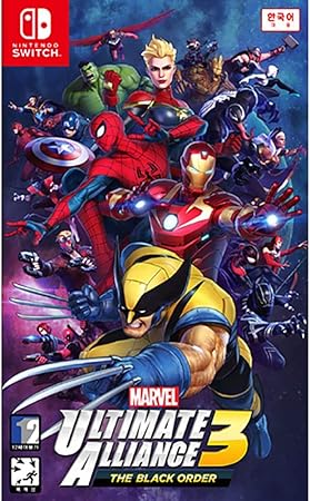 Amazon Co Jp Marvel Ultimate Alliance 3 The Black Order マーベルアルティメットアライアンス ザ ブラックオーダー 韓国語版 Switch 海外直送品 ゲーム
