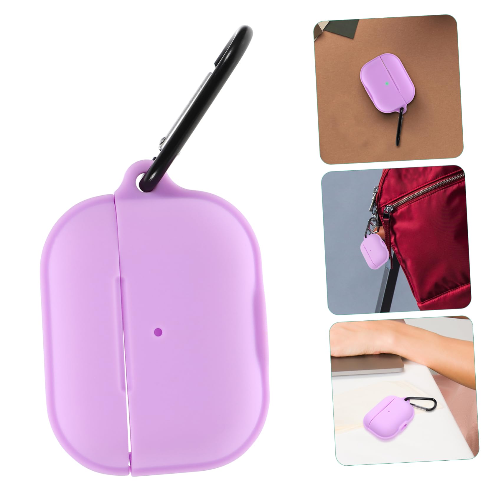 Hemobllo 5piezas Funda Protectora Magnética para Auriculares Inalámbricos Silicona Resistente Golpes y Arañazos Diseño Chic