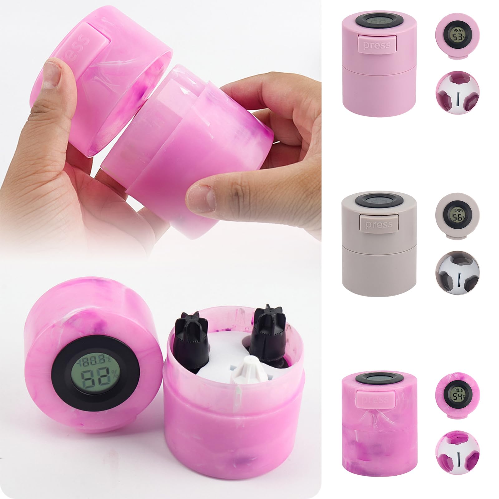 Eyelash Glues Storage Tanks Airtight Lash Glues Holder Individual Adhesive Jar Container Lash Extension Tool Home Salon