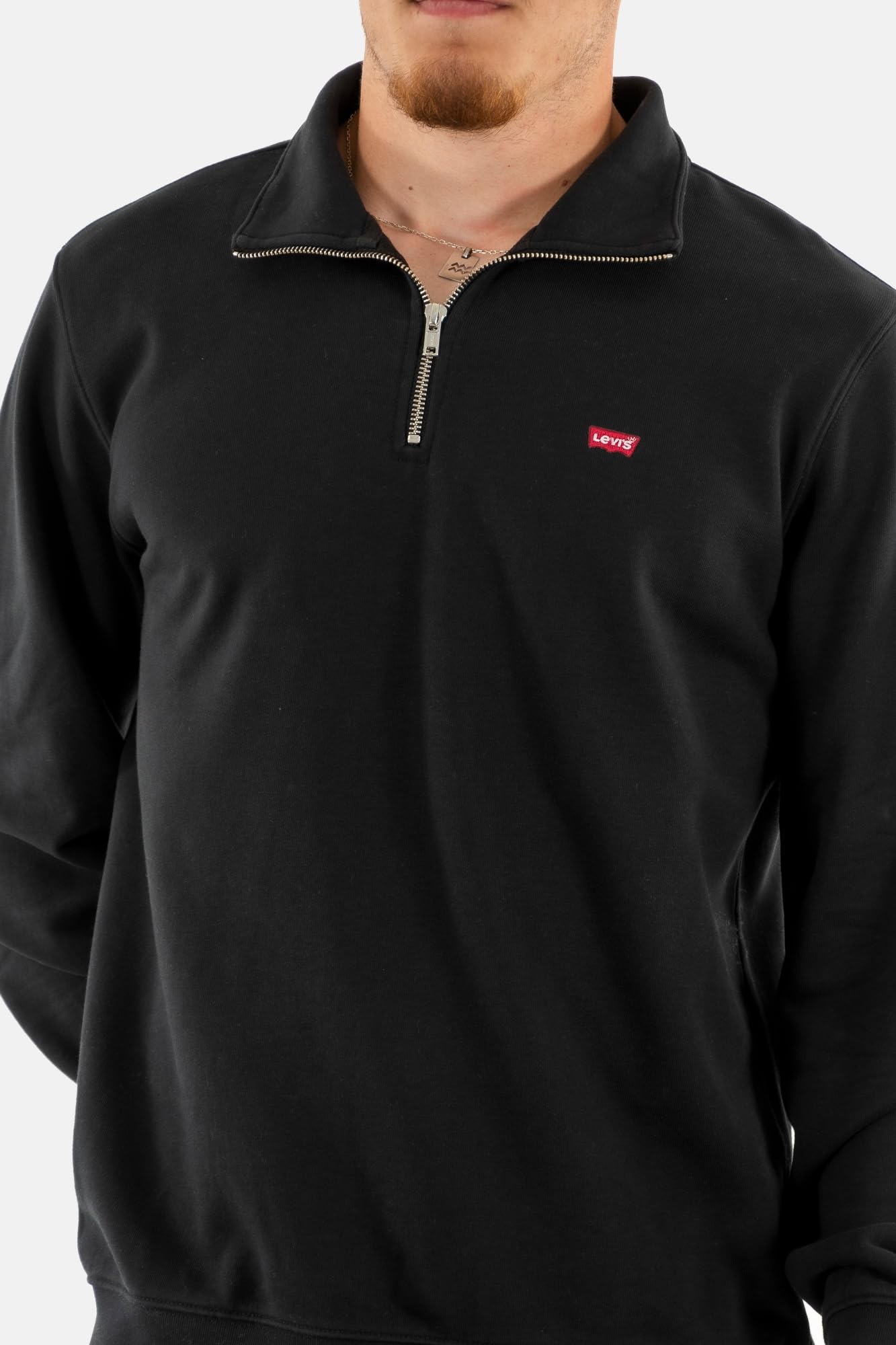 Levi's Oryginalna bluza męska Hm 1/4 Zip, Mineral Black, XL