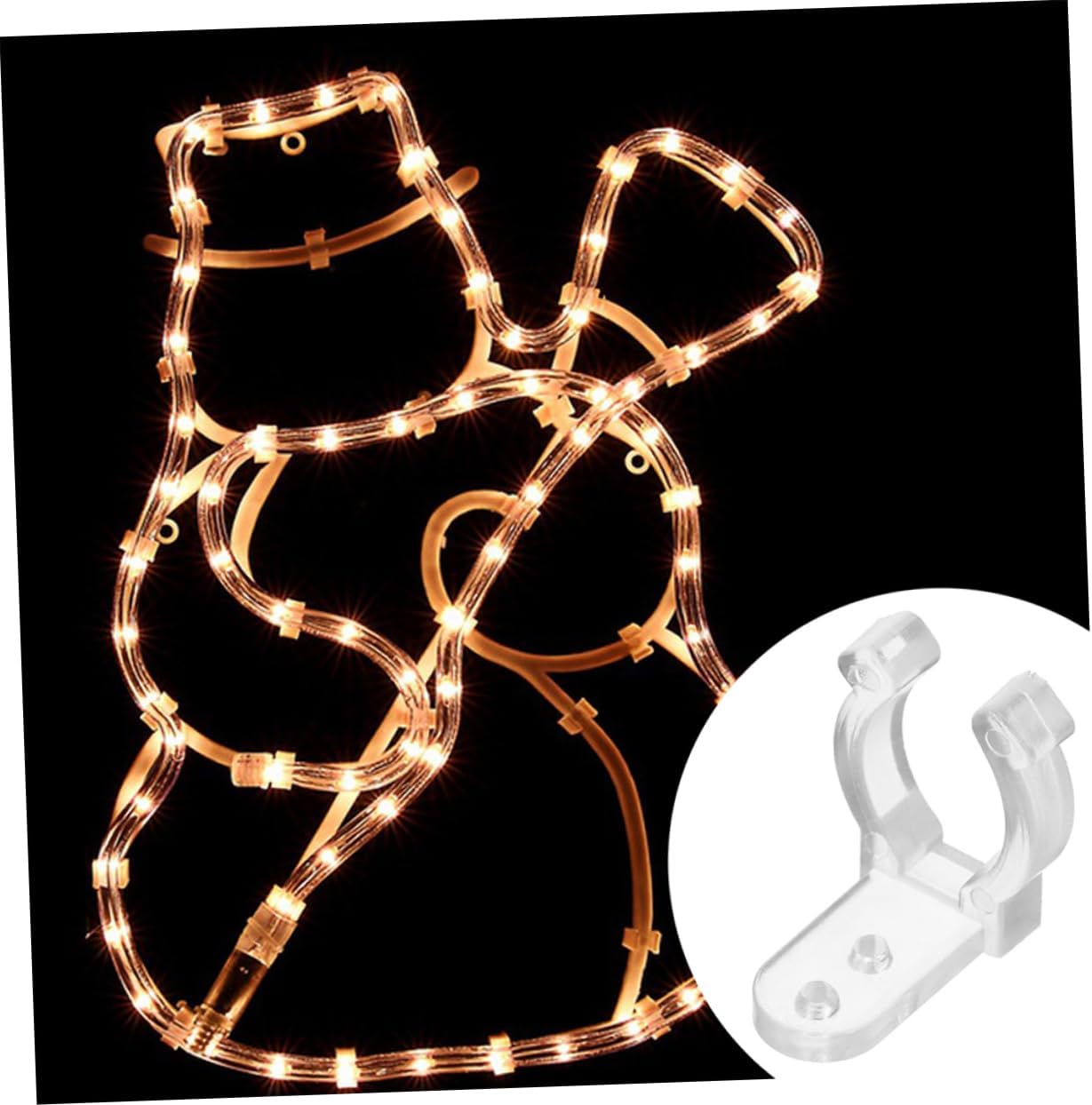 50pcs String Light Mounting Clips Cable Clips for Led Rope Lights Outdoor Strong and Flexible
