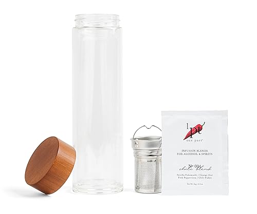 Miniatura 4 de Kit maestro de infusión de cóctel de 1pt - Kit de infusor de cóctel artesanal con botella de infusión y mezcla de infusión paquete variado, juego de