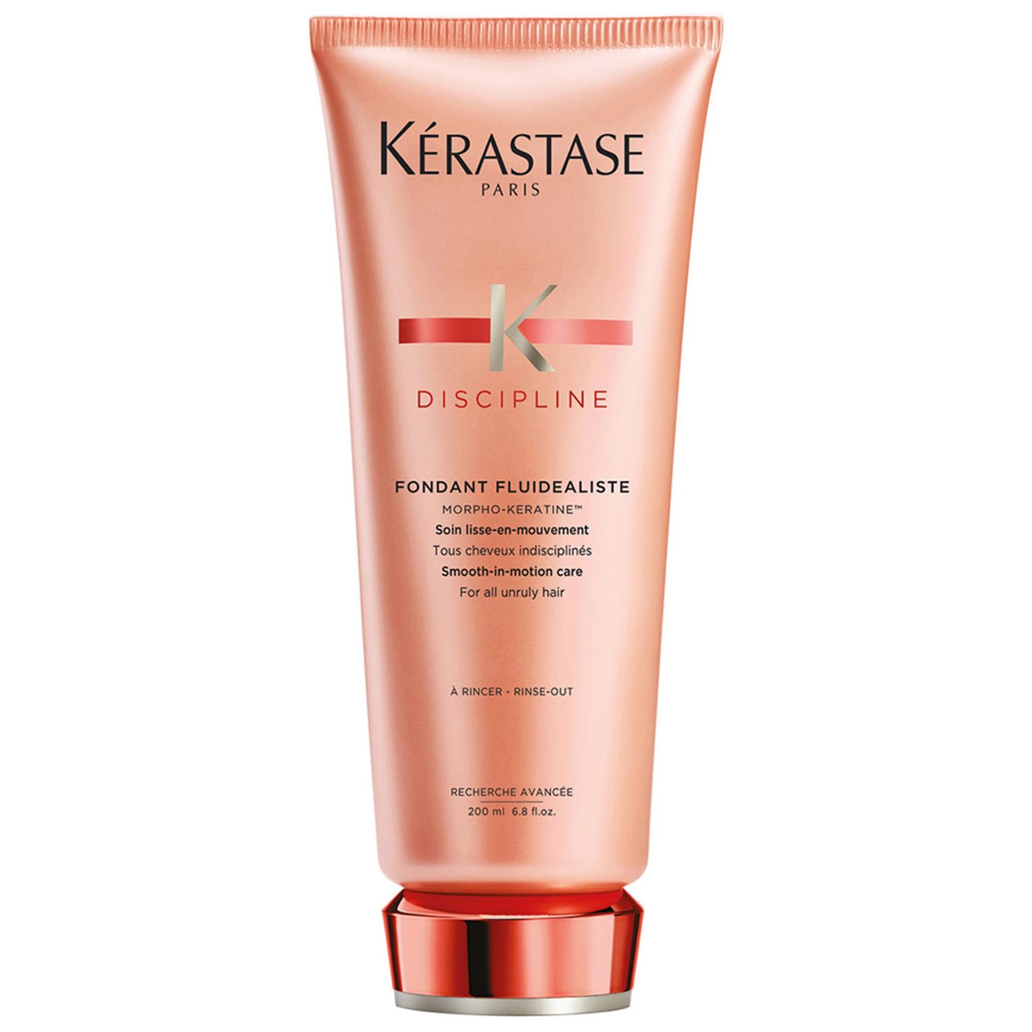 Kérastase, Discipline, Après-Shampoing, Lissant & Anti-Frisottis, Pour Cheveux Indisciplinés Fins à Moyens, Fondant Fluidéaliste, 200 ml