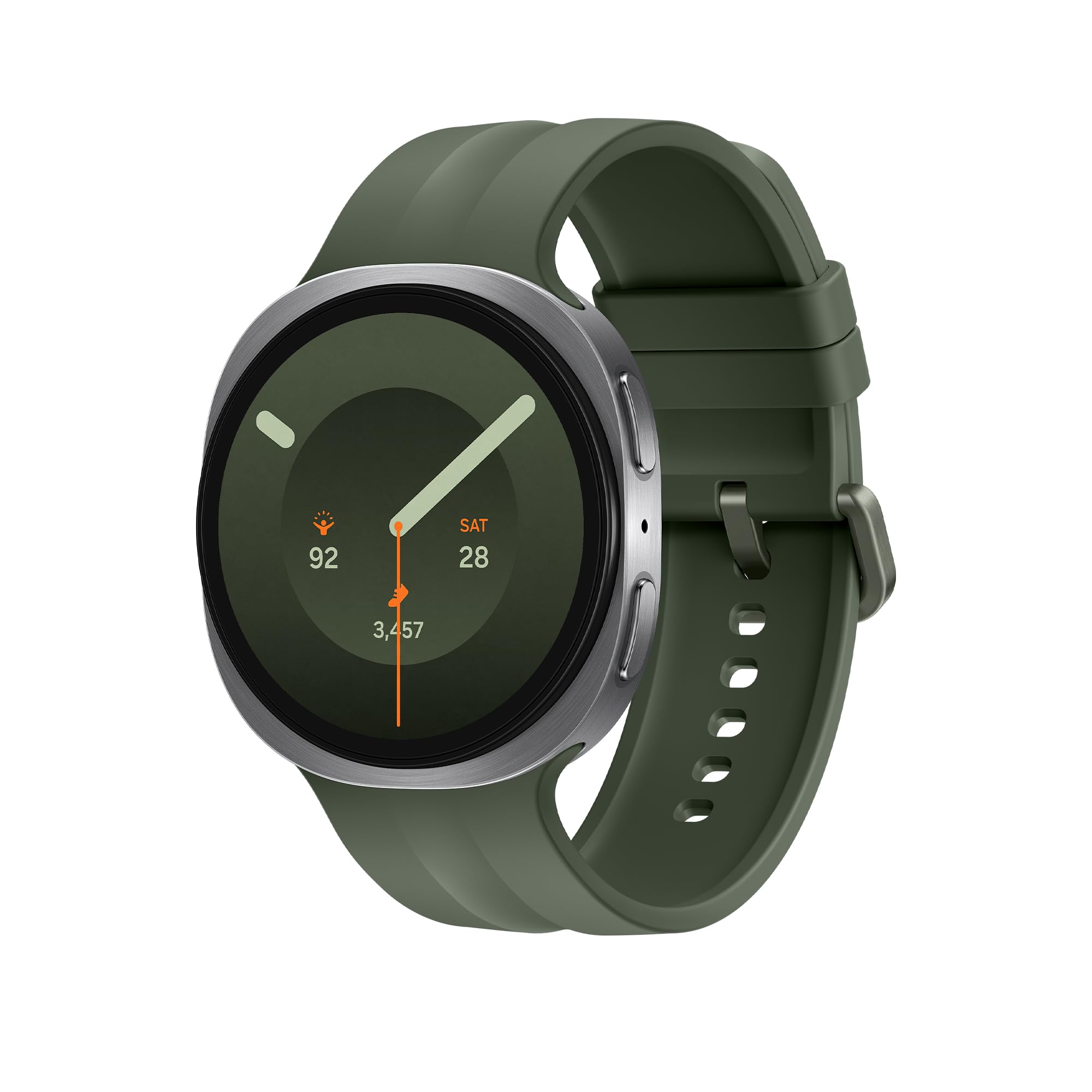 Samsung Galaxy Watch9, 44mm, Silver, LTE [Versione Italiana] | Design Sottile Anti-Urto, Guida al Sonno, Coaching Salute, Benessere Cardiaco, Batteria da 445 mAh, Snapdragon Wear Elite