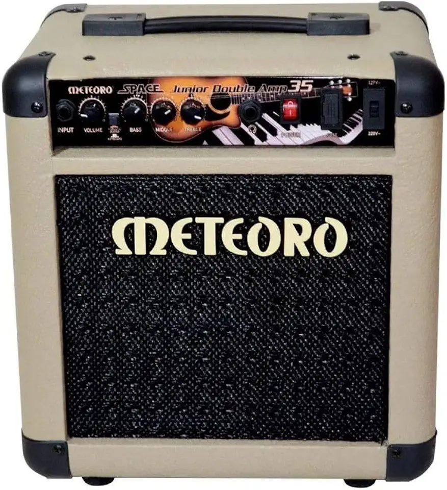 Cubo Amplificador Para Violao e Teclado Meteoro Space Junior Jr Double 35