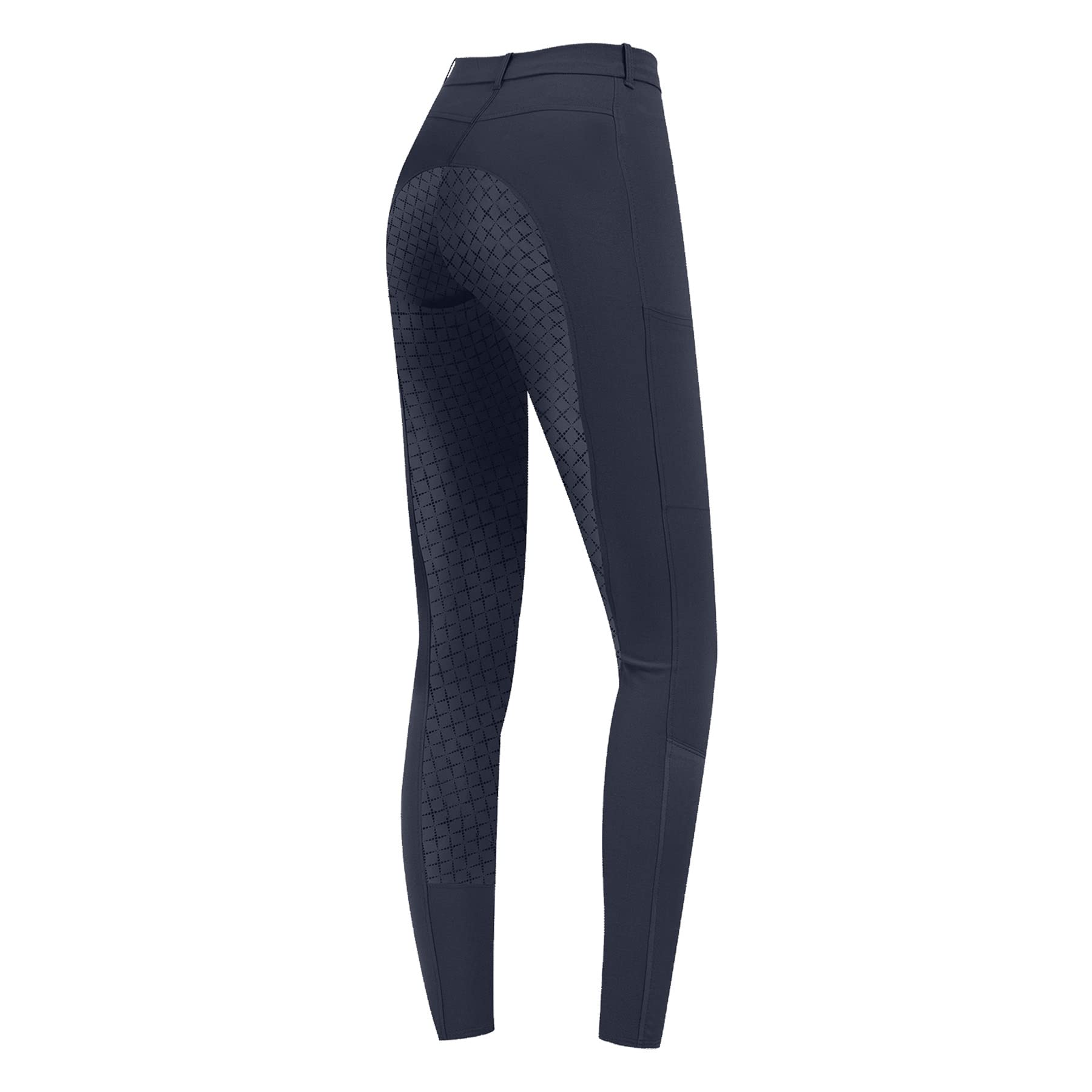 ELT Pantalon d'équitation Micro Sport en silicone, bleu nuit, 40