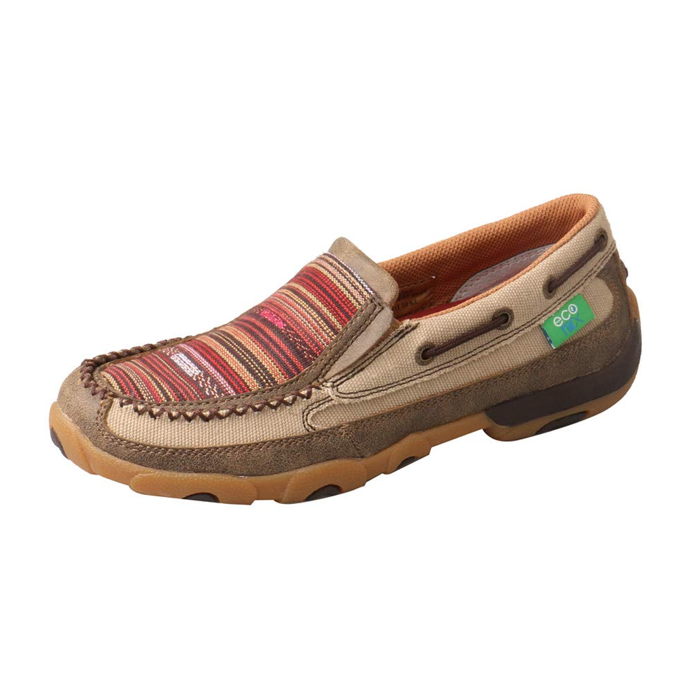 Twisted X Women's Driving Mocs, Slip-On Walking Shoes with CellStretch