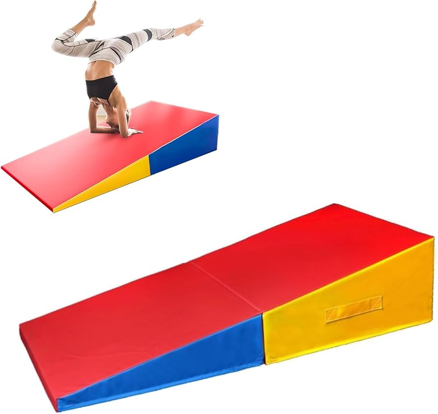 Amazon.co.jp: 傾斜体操マット 体操用折りたたみ式傾斜マット