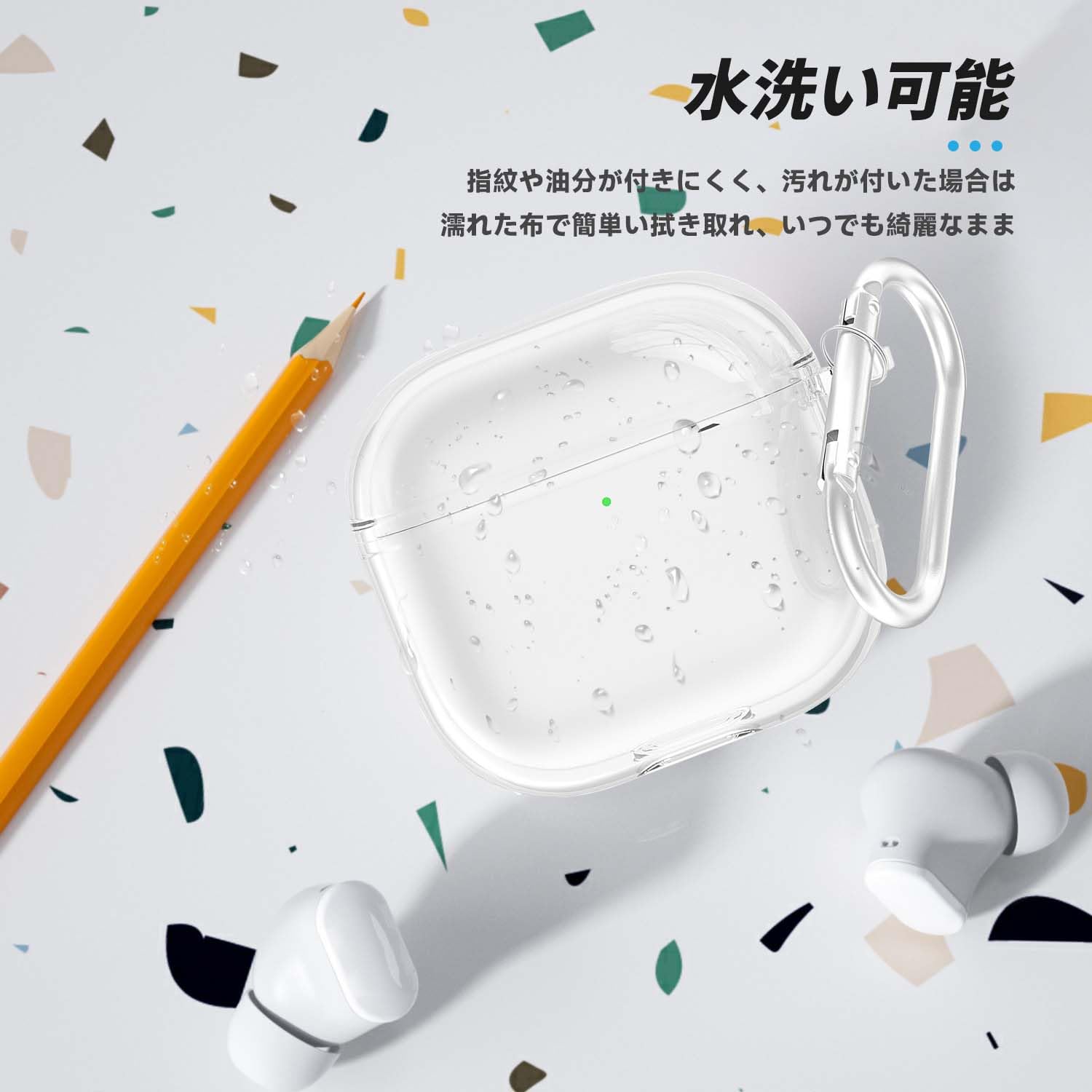 Amazon | For AirPods 4 ケース クリア 透明 YAJOJO AirPods 4