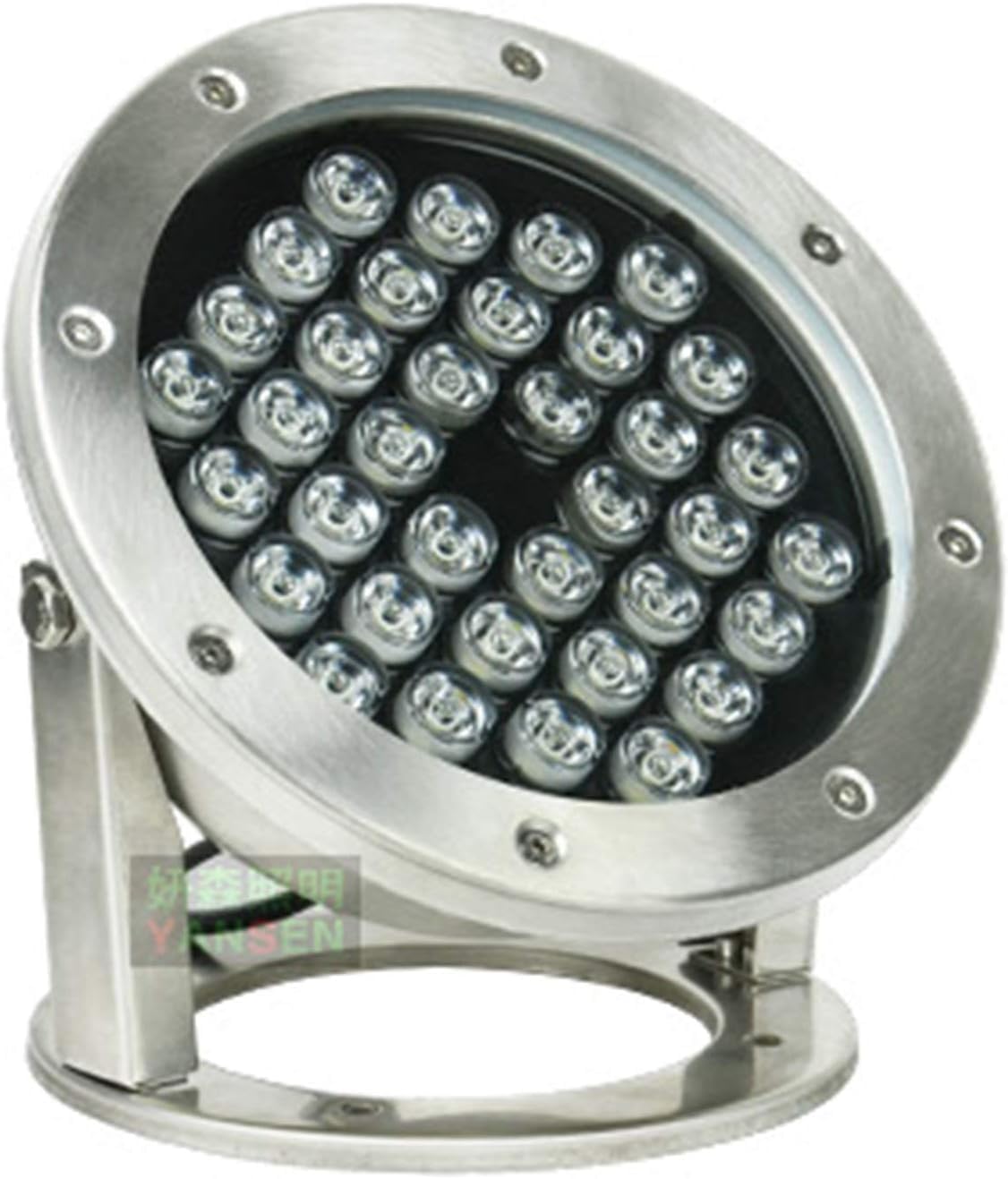 Oświetlenie stawu LED IP68 Wodoodporne 24 V Podwodny reflektor ze stali nierdzewnej Dekoracja basenu Oświetlenie podwodne używane do fontann, basenów, zabezpieczeń przed niskim napięciem(Purple Light,