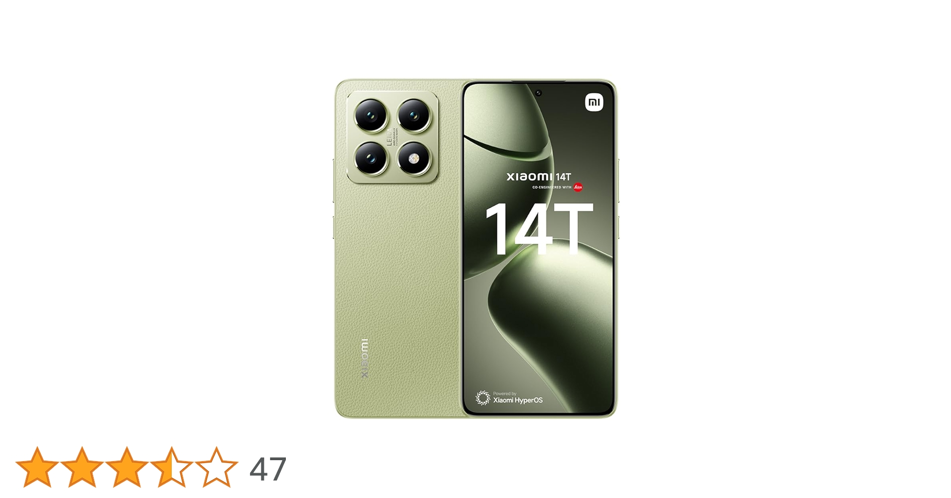 スマートフォン本体 Xiaomi 14T Lemon green 256Gb Xiaomi 14T 5G Lemon Green 256GB + 12GB Dual-SIM Factory