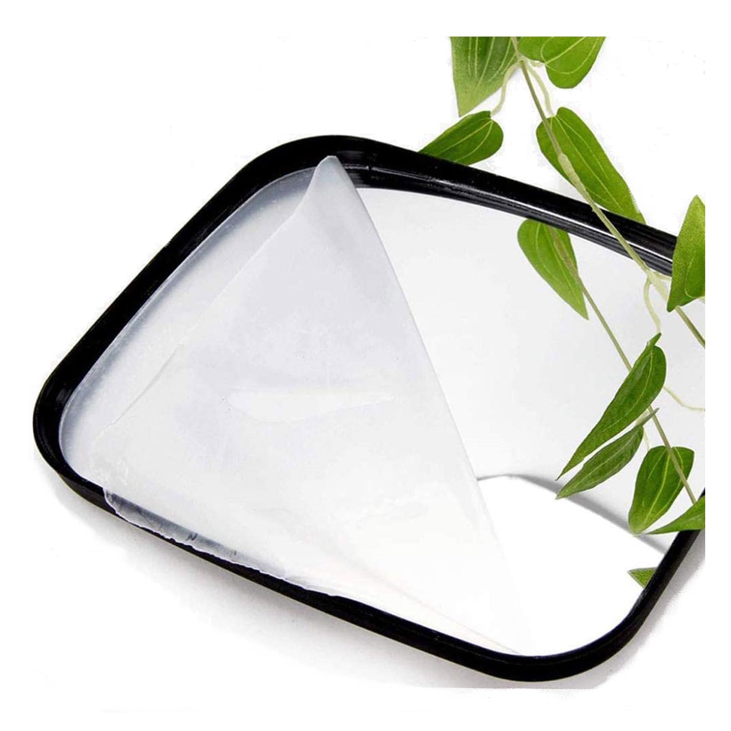 Miroir de circulation grand angle de sécurité convexe pour la famille, pour l'allée, la garage, l'hôpital, le parking, sécurité routière, point unique, intérieur et extérieur, 16 * 19 cm (20