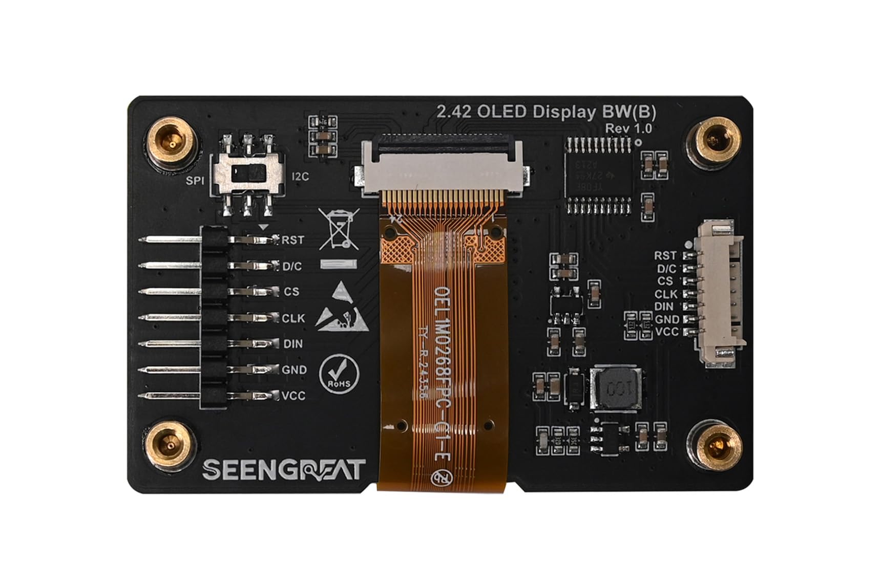 Amazon.com: 2.42inch OLED Display Module - 128x64 Resolution, SPI