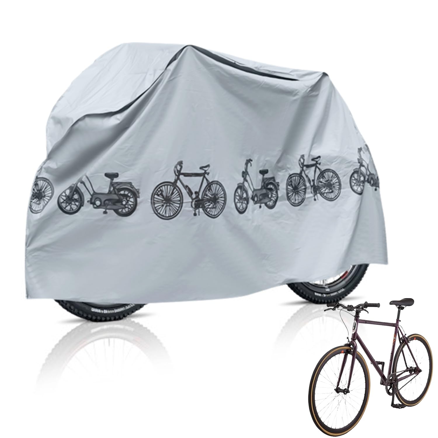  Fahrradabdeckung Wasserdicht 200x110cm - Wetterfest für Garagenschutz
| Fahrradgarage Wetterfest 200x110cm - Schutz für