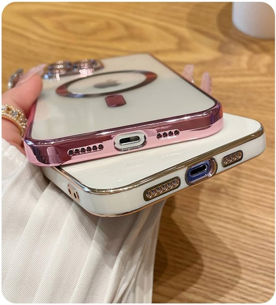 Amazon.co.jp: 高級透明ワイヤレス充電電話ケース iPhone 14 13 12 11