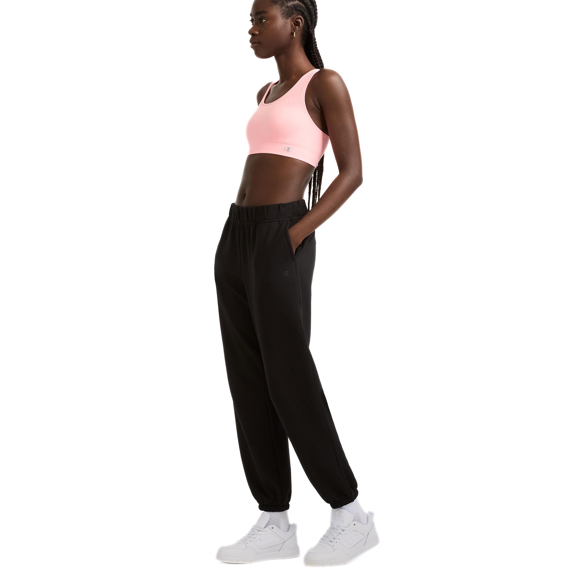 Champion Freedom - Brasier Deportivo Sin Costuras con Espalda Cruzada Sujetador Deportivo Mujer (Pack de 1)