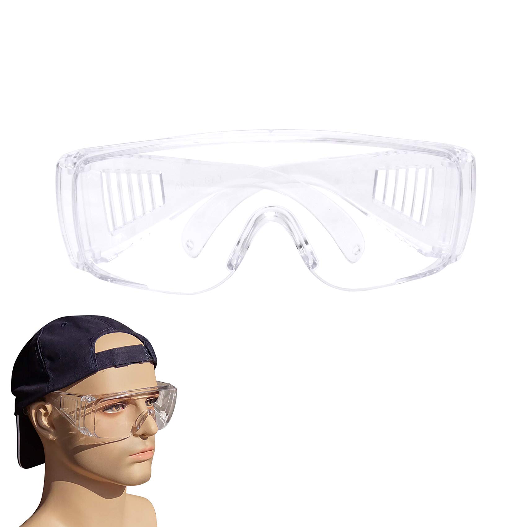 SooGree Safety Goggles Glasses Clear Impact and Scratch Resistant Anti Fog Eye Protection Light Weight for Indoor Outdoor Work Lab Sport women men (B08GNZ63R3) Amazon Price History, Amazon Price Tracker