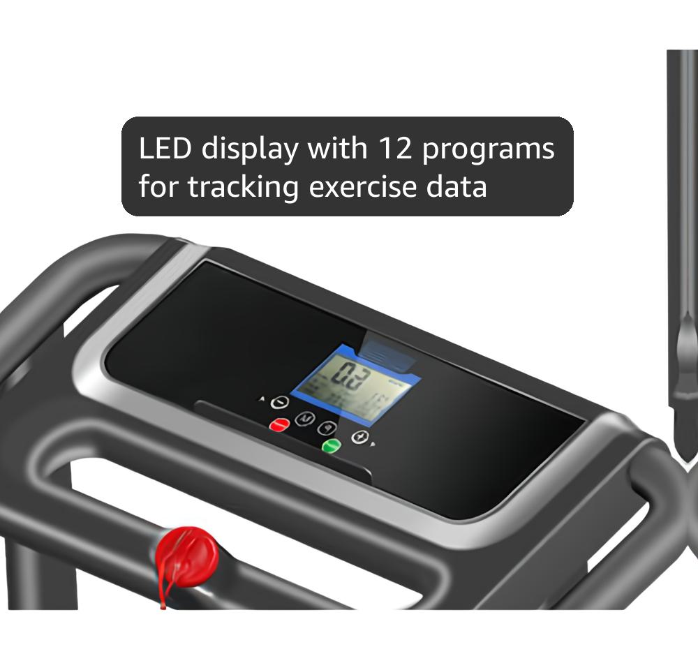 Portable Treadmill with Handle, 3.0HP Walking Pad Treadmill, Electric Compact Treadmills,Treadmills for Home Small Space with 12 Preset Programs, Walking Pad with Handle,300 LBS Capacity