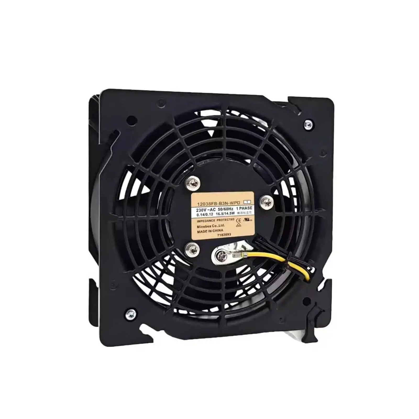 Ventilateur de refroidissement axial 120mm résout les pannes thermiques 230V