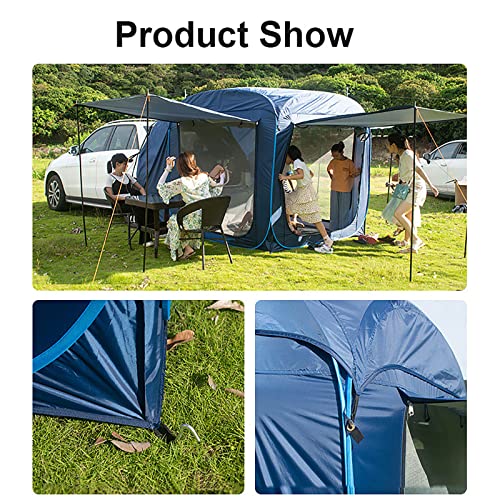 Carpa para maletero SUV con toldo extensible amarilla miniatura 4