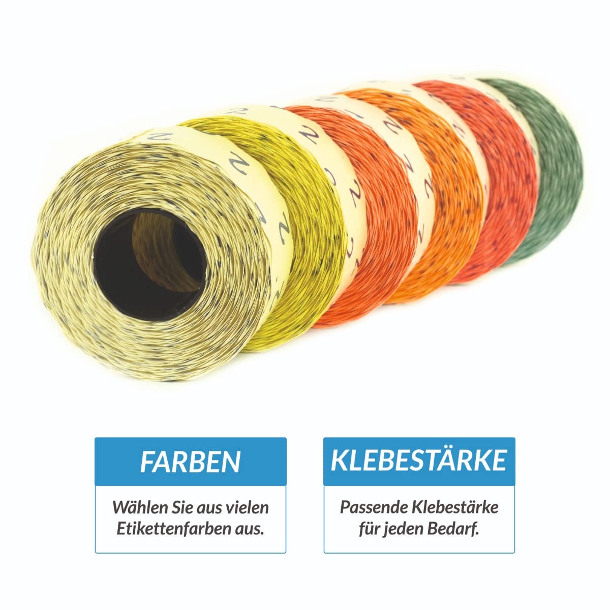 Preisauszeichner Jolly C6 6-stellig SET-ANGEBOT, einfacher Etikettenwechsel, unsere EMPFEHLUNG| inklusive 5 Etikettenrollen nach Wunsch | Auszeichner von PB-Onlinehandel