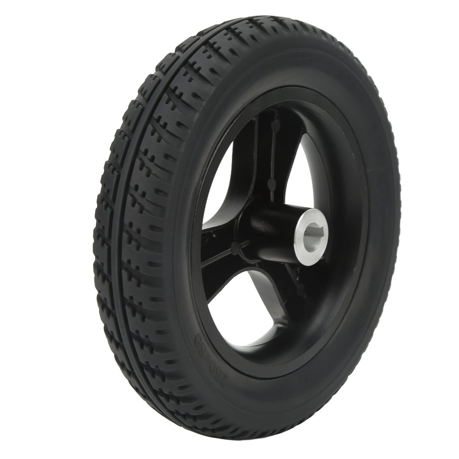 Electric Wheelchair Rear Wheel Wheel Push Wheel Tire 10In Polyurethane Polyurethane Alloy Steel Tire Tire 250Mm Tires Wheels