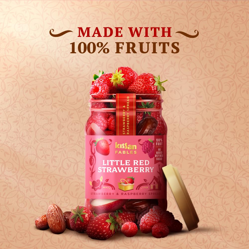 Kissan Strawberry & Raspberry Spread 340g - Image 4 thumbnail