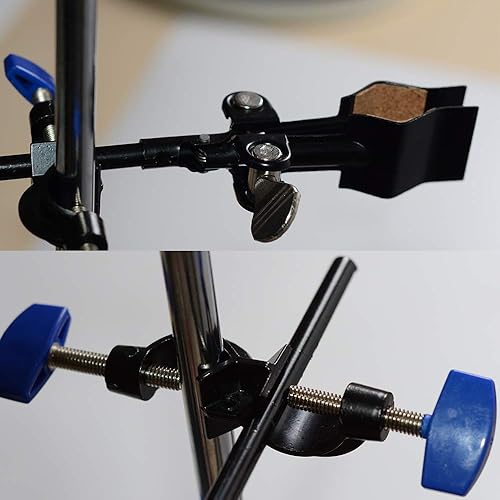 Miniatura 6 de Soporte pesado de laboratorio, soporte de metal de 24 pulgadas, soporte de anillo, soporte de retorta de grado industrial, juego de soporte de Base