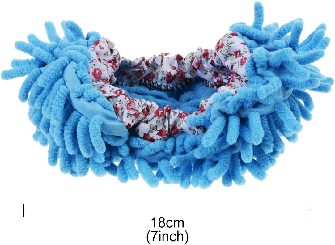 Cleaning Shoes Slippers Cleaning Floor Cleaning Shoe Slipper Genie Microfiber Chenille Elastic Mop Slippers for Women Men