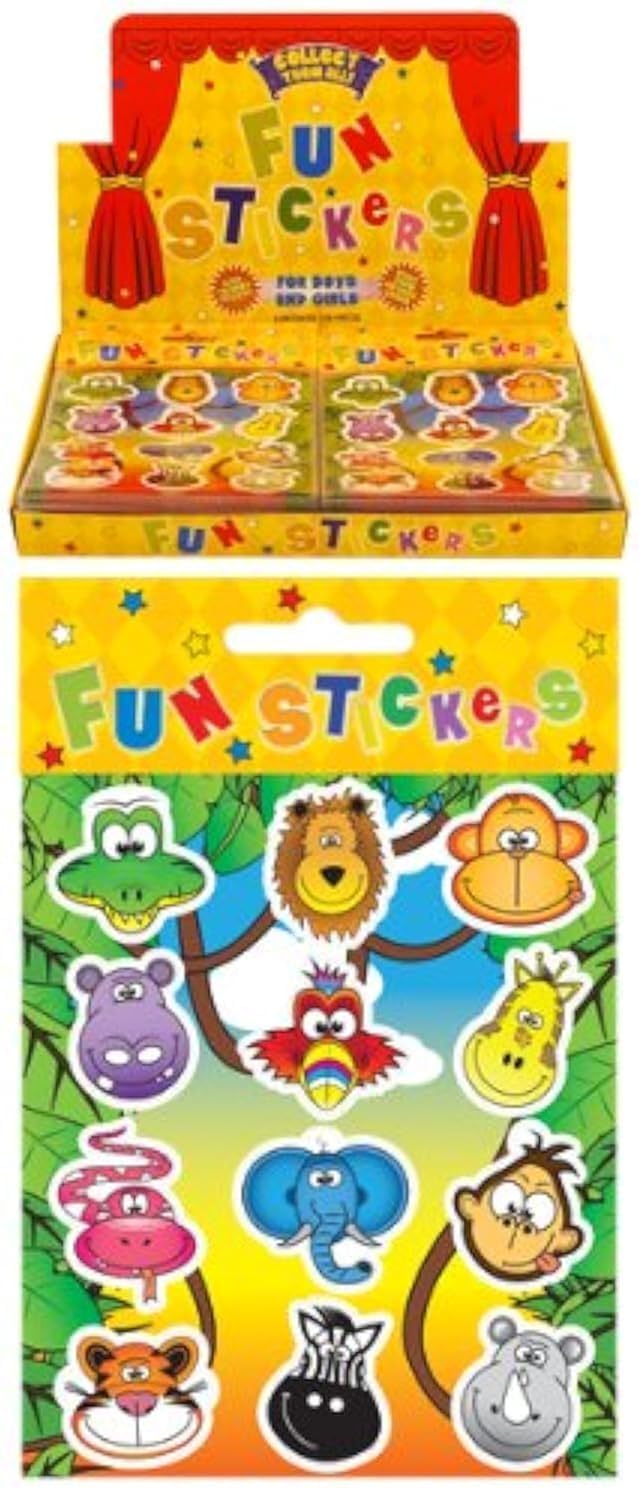 Jungle Sticker Sheet - Pack of 10
