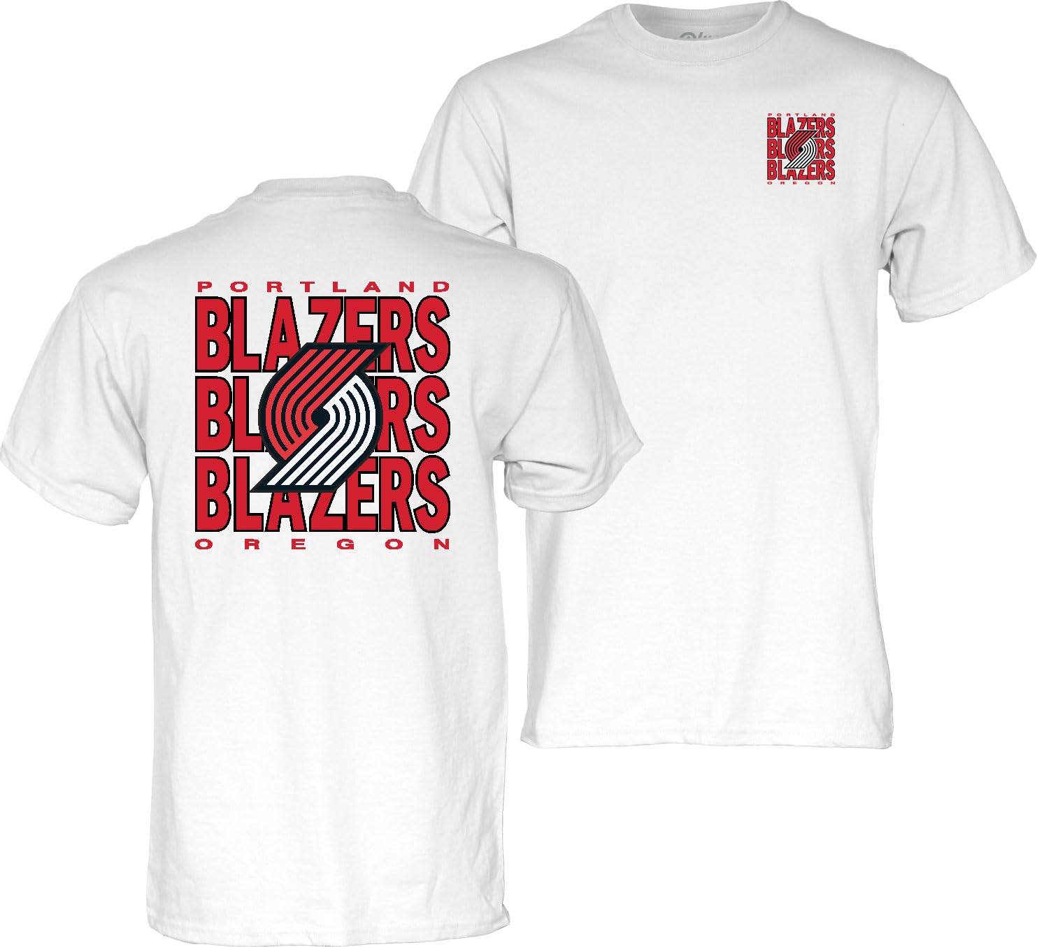 Blue 84 NBA Officially Licensed T-Shirt Front/Back Press White