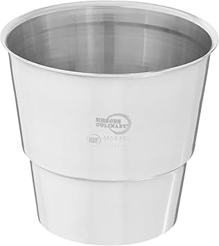 Mercer Culinary Shake Collar, 4.34 Inch Top Diameter, Stainless