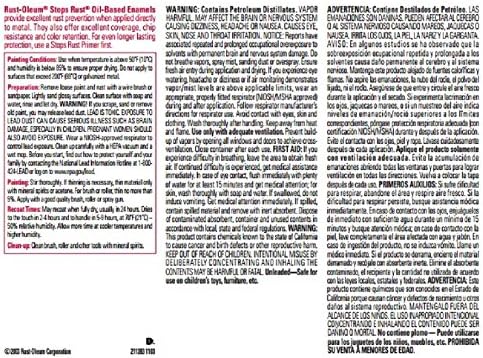 Miniatura 3 de Rust-Oleum 7771730 - Pintura anti-óxido para aplicación con brocha, media pinta, arena brillante