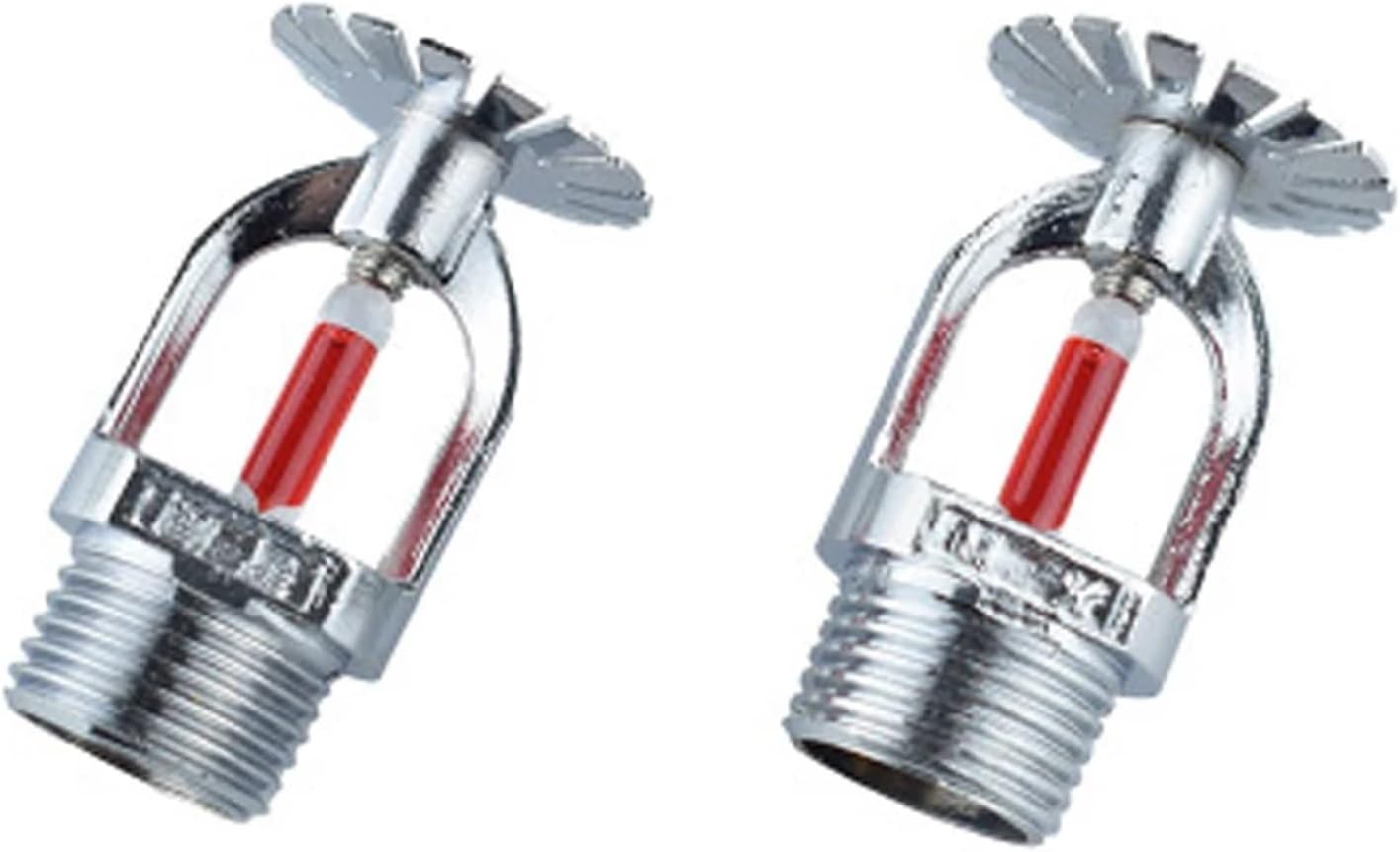 5Pcs 1/2 Inch DN15 Brass Pendent Type Fire Sprinkler Head Fire Extinguishing System Protection 68 Degrees