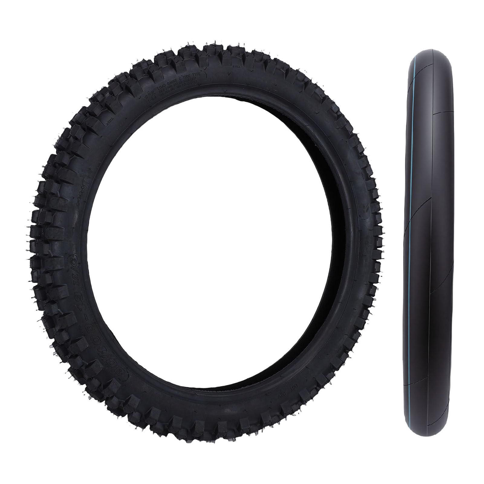 Fabater Zapasowa Dętka do Roweru Terenowego 80/100-19 3,00-19 - Guma Premium do Elektrycznego Roweru Terenowego - 1 Opona + 1 Dętka
