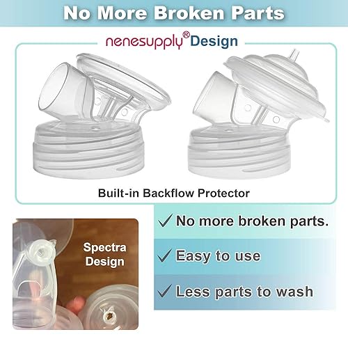 Miniatura 4 de Nenesupply Conector protector de reflujo compatible con extractores de leche Spectra S2 Spectra S1 Reemplazar las piezas de la bomba Spectra