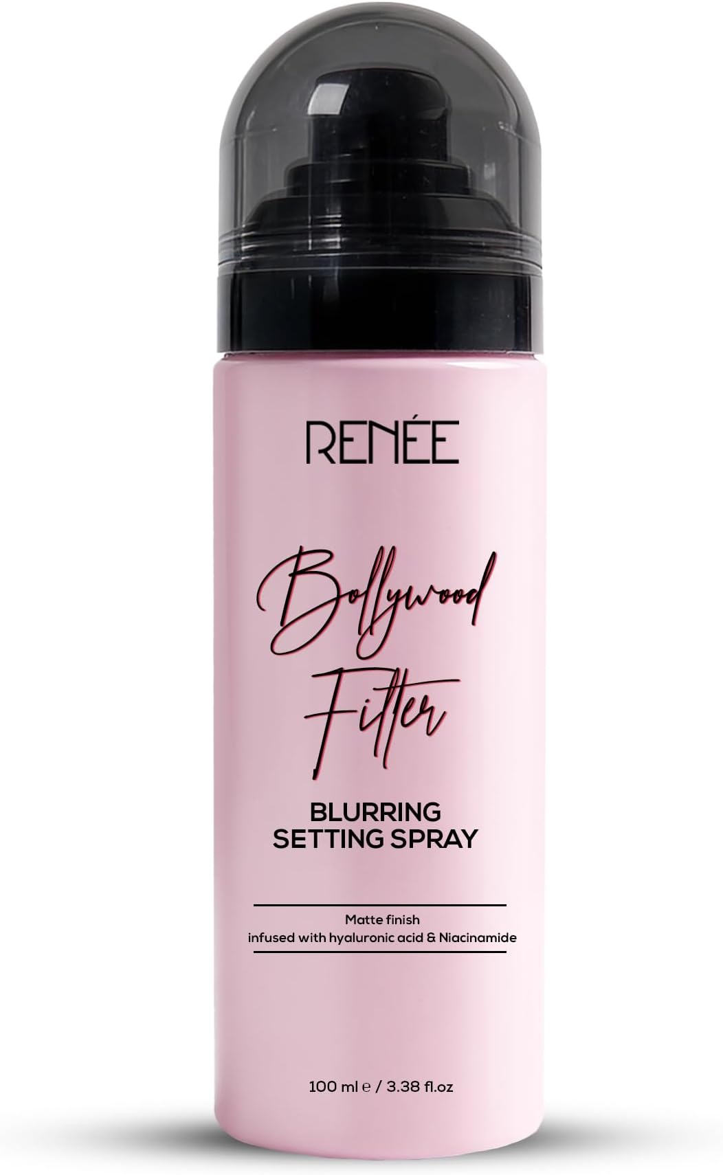 RENEE Bollywood Filter Blurring Setting Spray for Face Makeup, Matte Finish & Pore Blur Effect with Niacinamide & Hyaluronic Acid, Long Lasting Makeup Fixer & Shine Control, Fine Mist 100ml