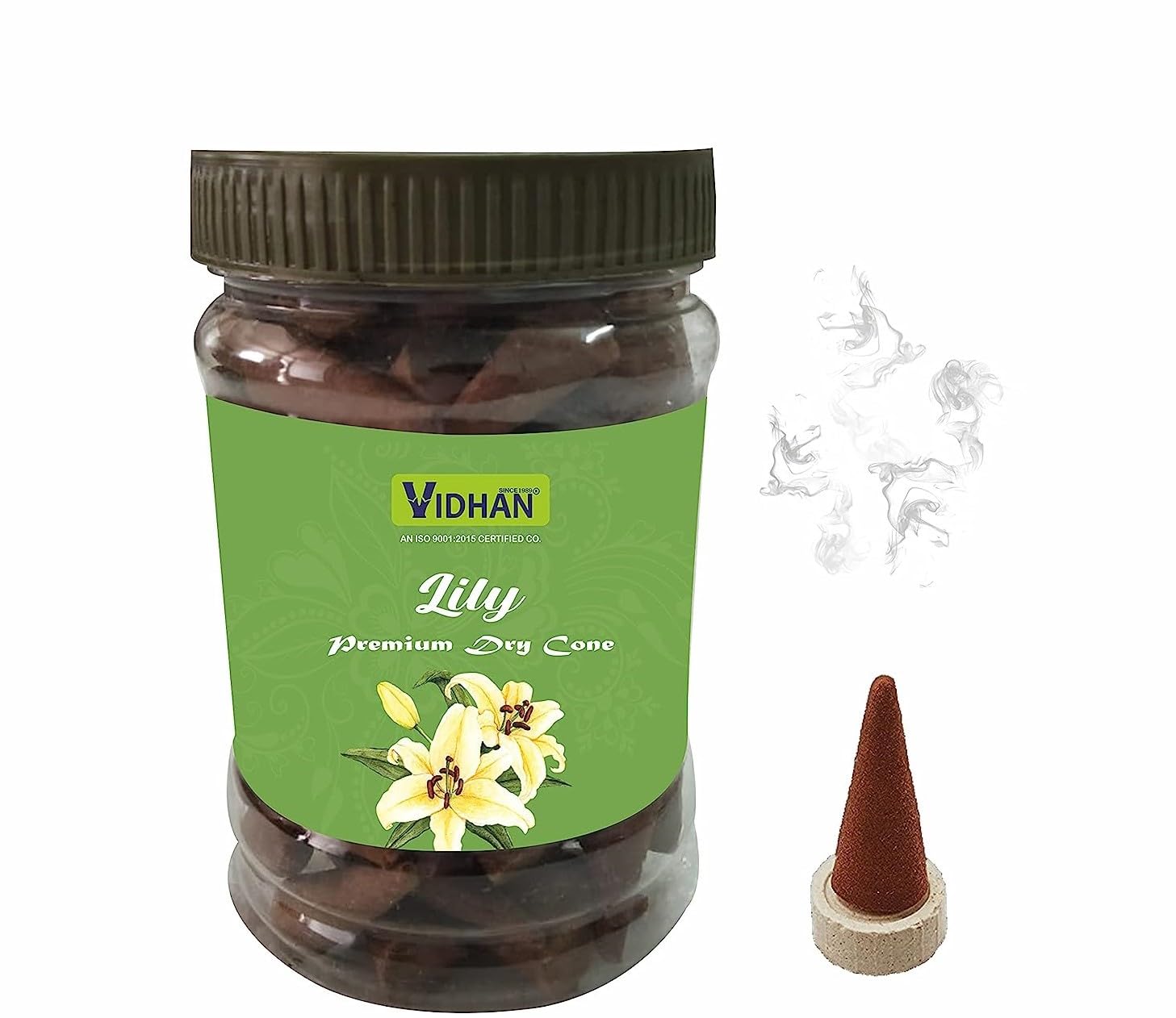 V, VIDHAN Dhoop Cones Vidhan Premium Jar 100 Gm | No Bamboo | No Charcoal | Dhoop Batti | Pooja Dhoop Cone | (Lilly) (B09CMYFHY3) Amazon Price History, Amazon Price Tracker