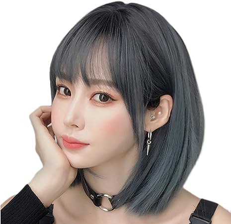 Amazon Co Jp ウィッグ ボブ フルウィッグ ショート 鎖骨式 かつら 内巻き 空気前髪 小顔 可愛い 梨花ウィッグ 耐熱 通気 医療用 Wig 女性用 かつら 耐熱 ネット付き ナチュラルブラウン ビューティー