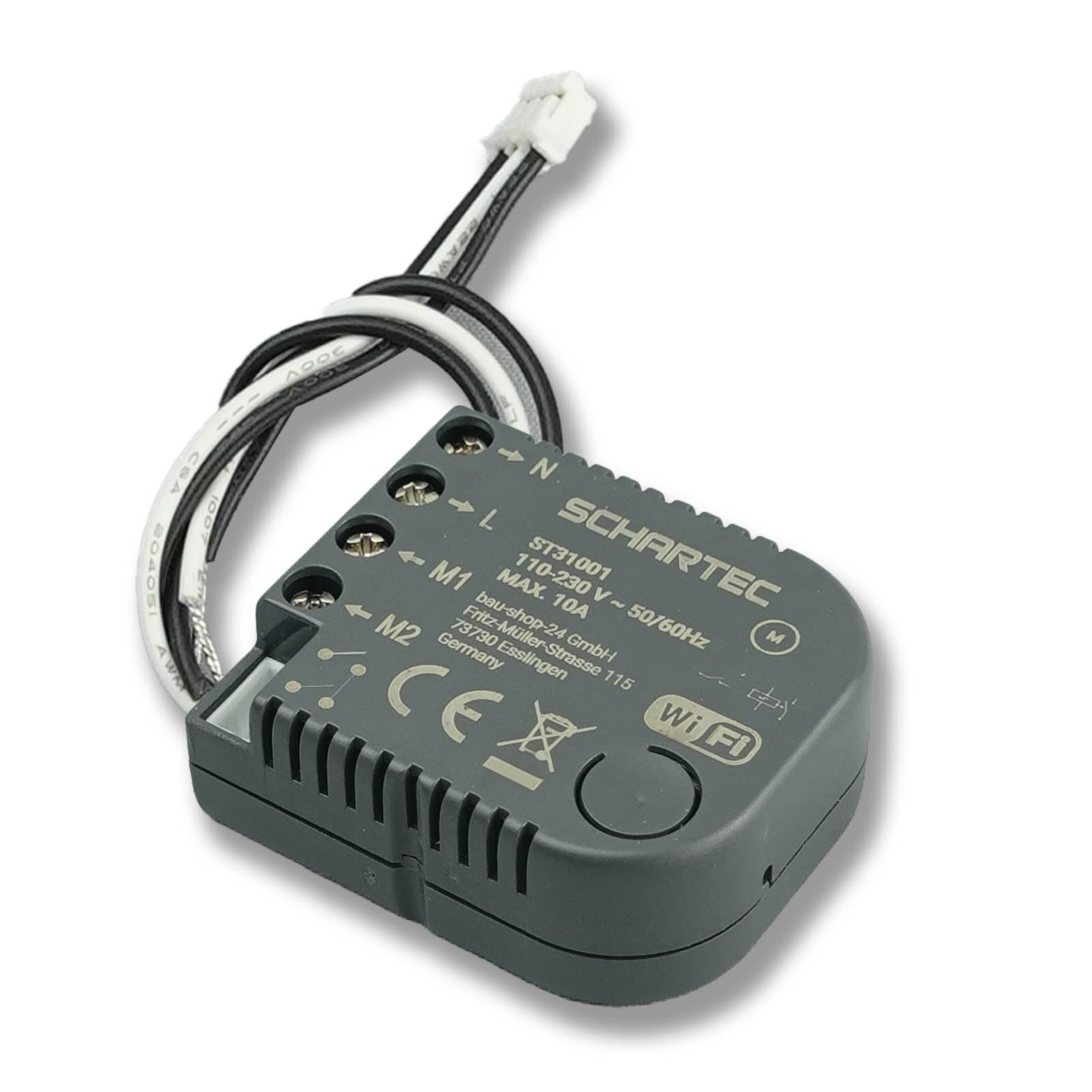 SCHARTEC Interruptor de persiana con wifi inteligente, control de persiana con wifi, control de persianas Tuya Alexa Google Comptaible, APP, actuador (juego de 4)