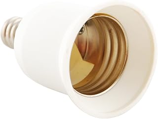 JacobsParts ABI Light Bulb Socket Adapter Standard Medium Base E26 to Candelabra E12 Screw Reducer