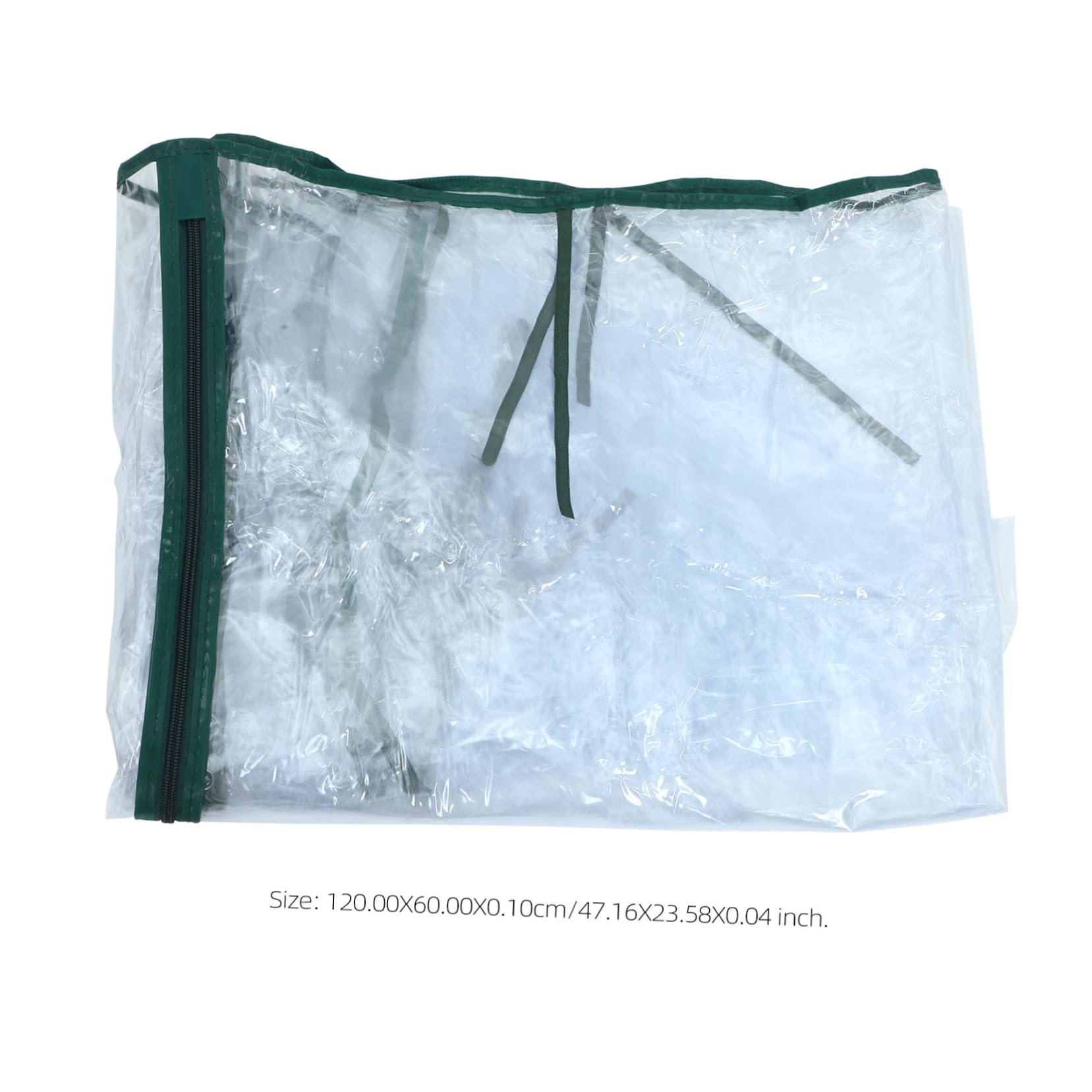 TOYANDONA Cubierta de Invernadero de PVC para Exterior Puerta | Protección, Puertas Cremallera Enrollables, Sección Acceso Independiente para Flores y Cultivos