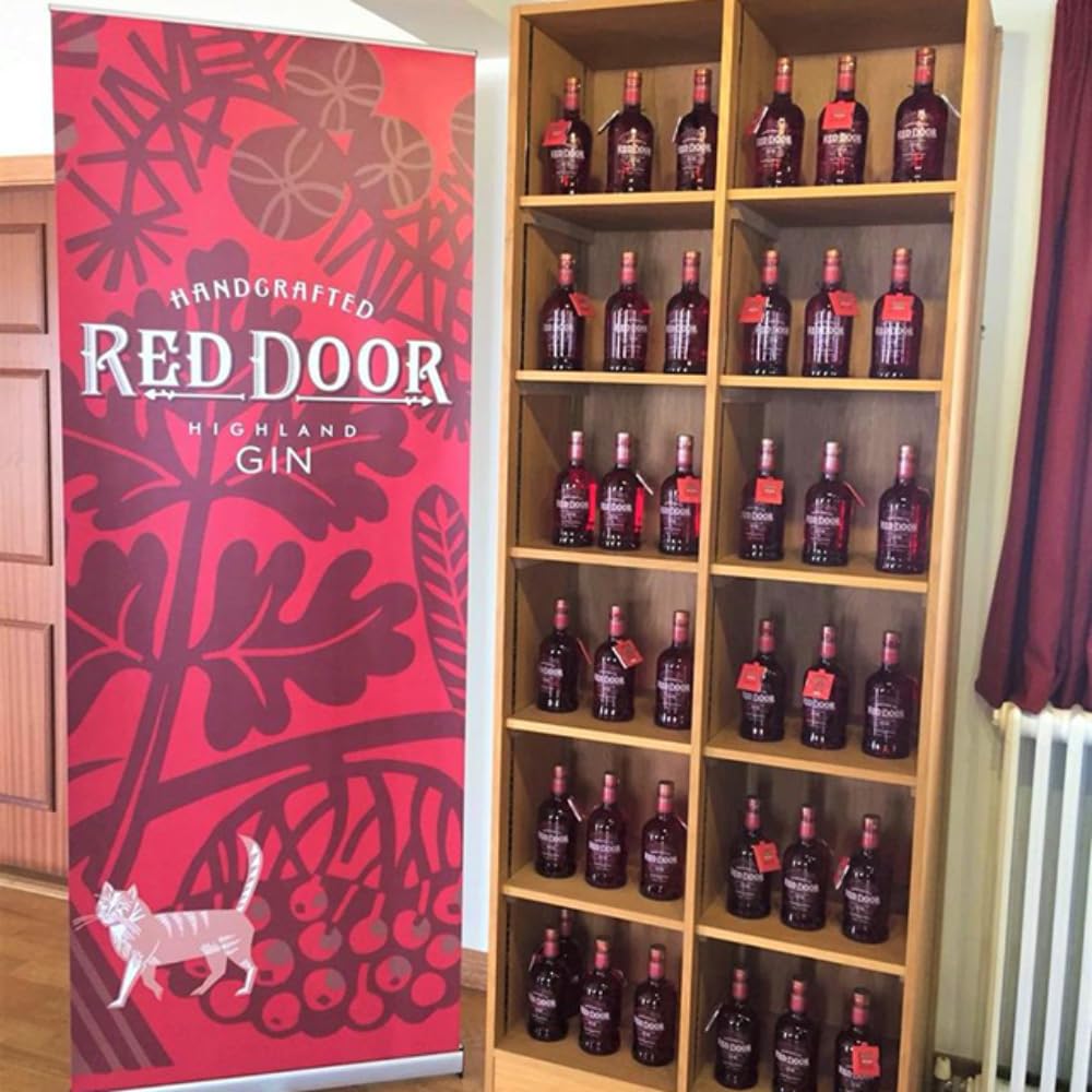 RED DOOR - Gin - London Dry Gin - 45% Alcool - Origine : Écosse/Speyside - Bouteille 70 cl
