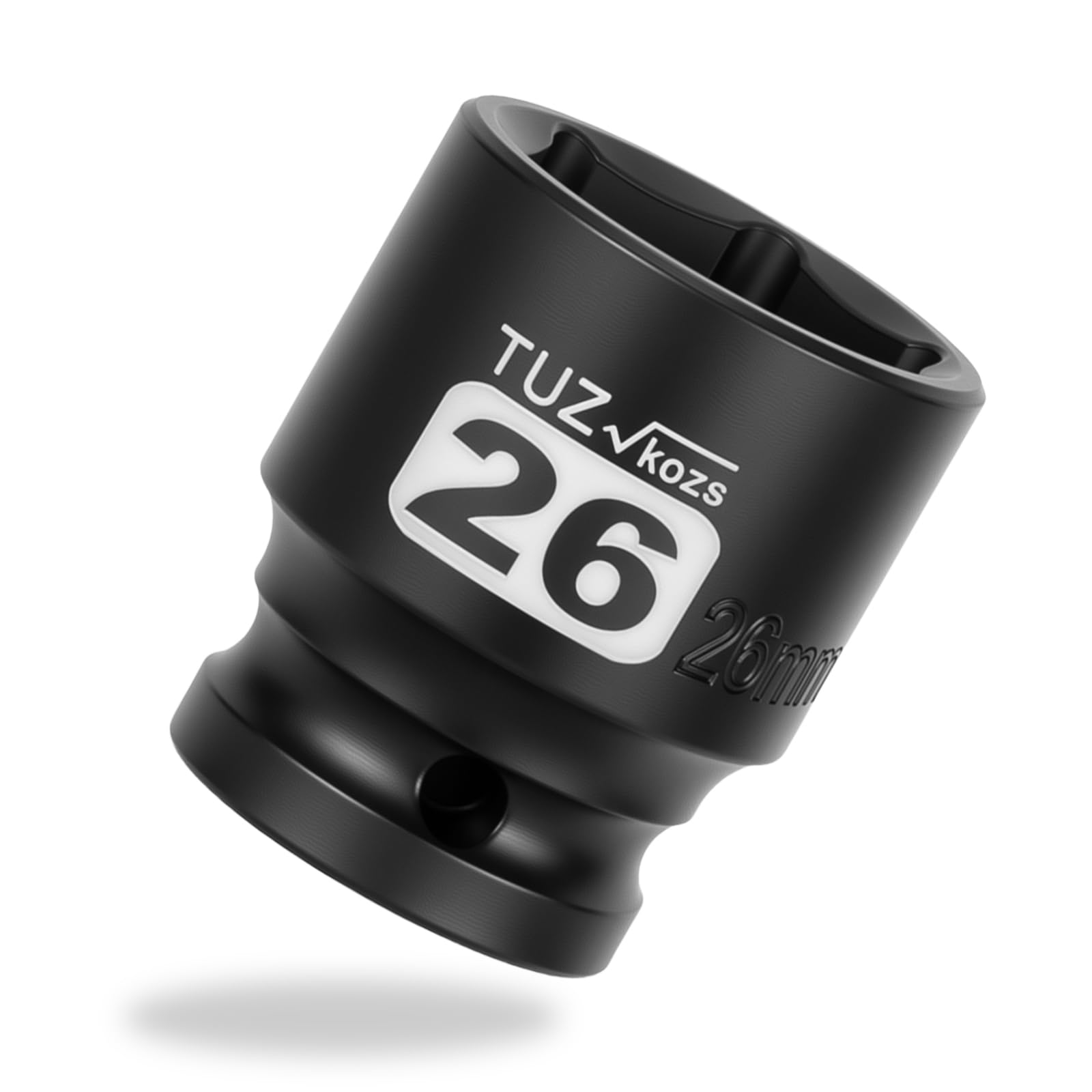 1/2 Inch Drive 26mm Shalllow Metric 6 Point CR-MO Impact Socket