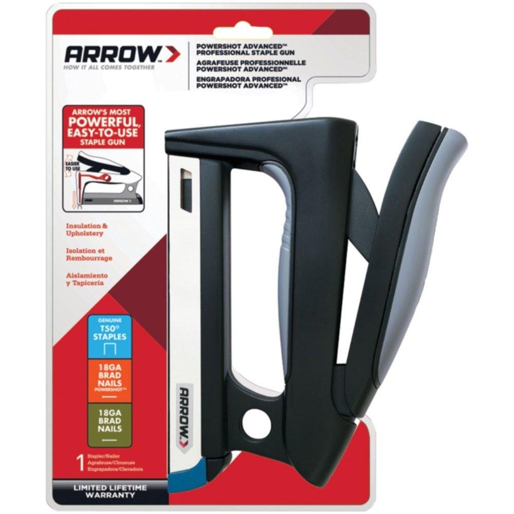 Arrow Fastener T50HS PowerShot Advanced Staple Gun and Nailer