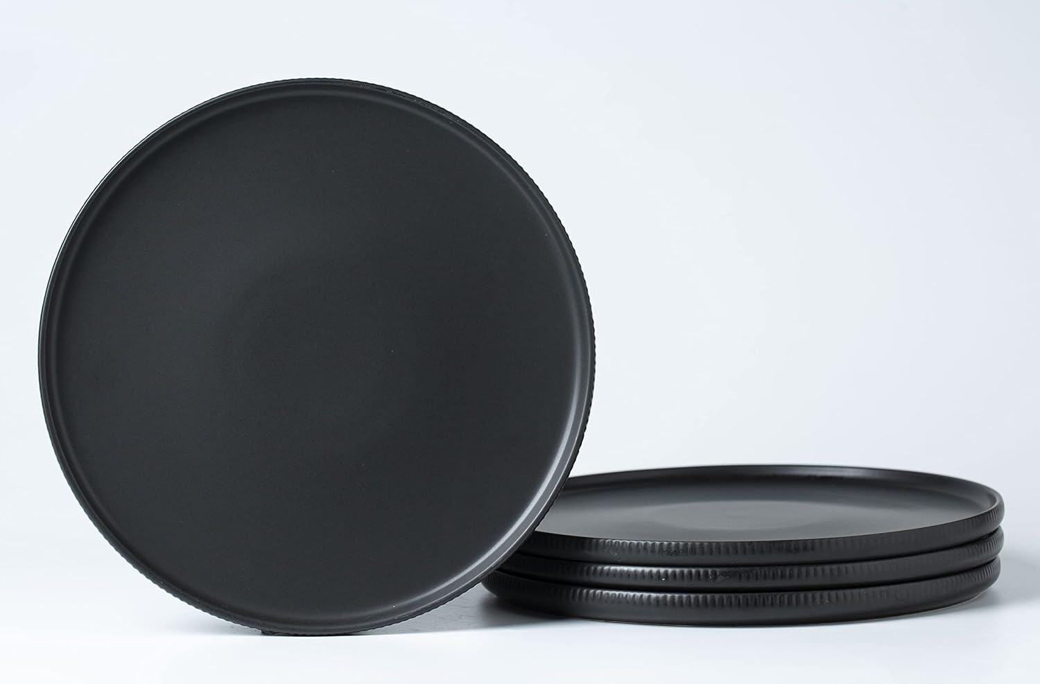 famiware 4 Pieces Dinner Plates Set, 10.5" Dish Set, Scratch Resistant, Stoneware