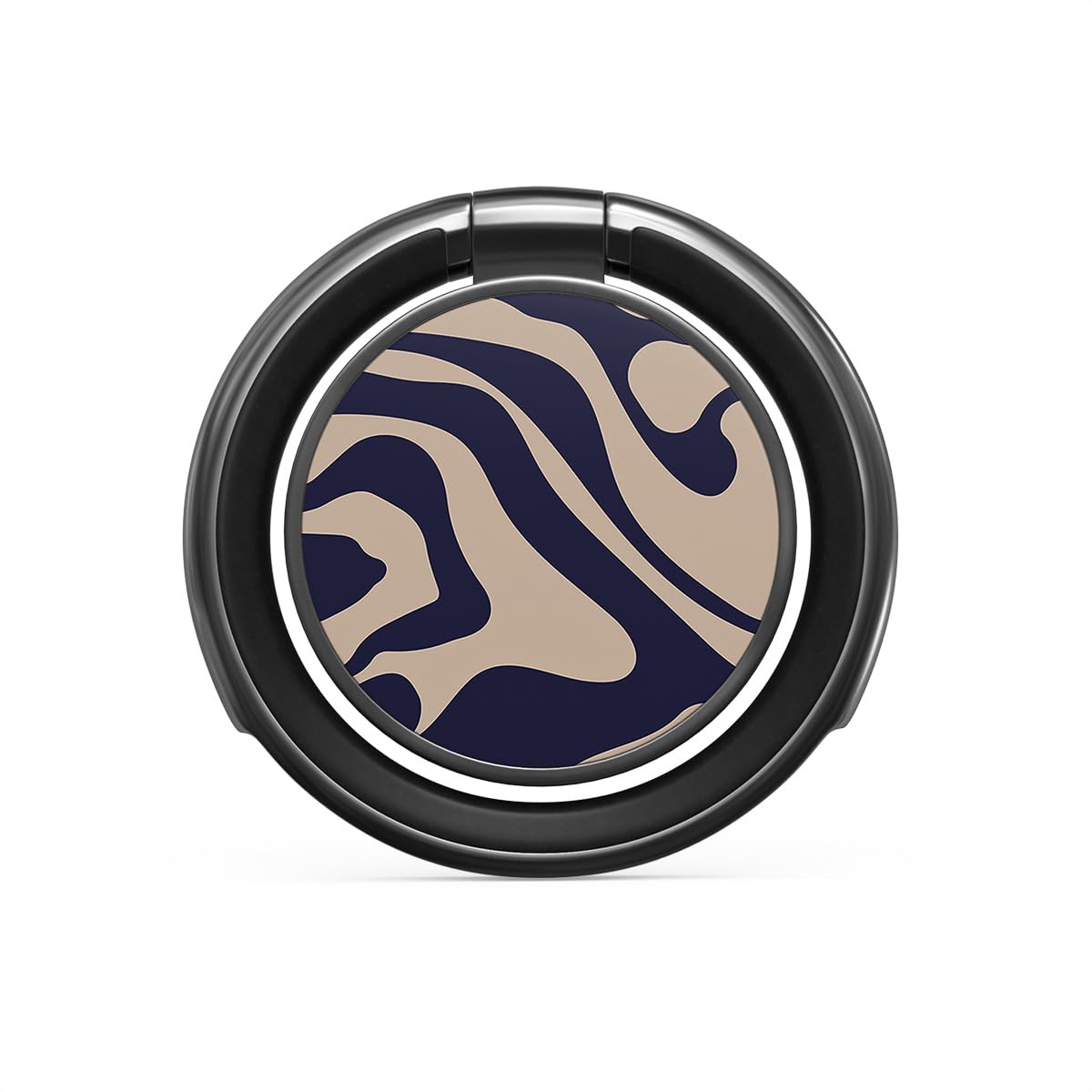 BURGA Cell Phone Ring, Holder Grip and Stand - Finger Phone Grip for Back of Smartphone Case, Kickstand 360 Rotation, Universal Ring for iPhone