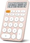 VEWINGL Standard Calculator, 12 Digit Large Display Desktop Calculator with Big Buttons for Office, School, Home & Business